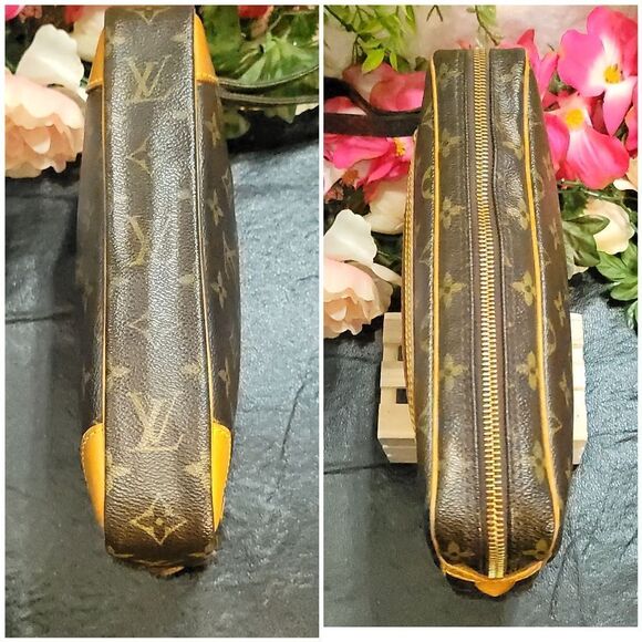 LOUIS VUITTON Marly Dragonne GM Clutch Bag w/ Dust bag Authentic - Picture 13 of 17